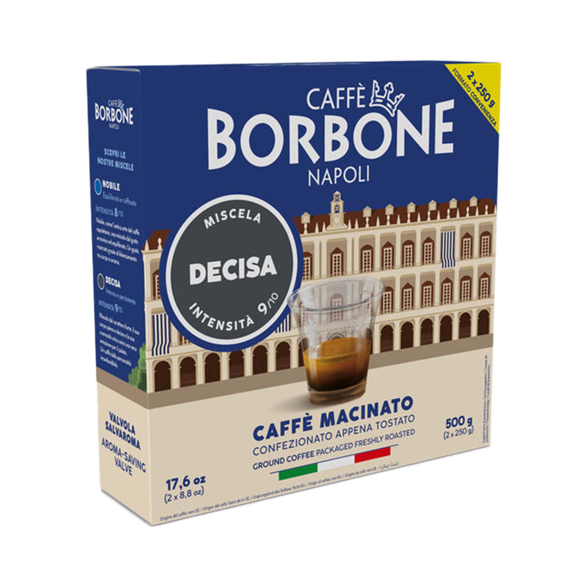 Borbone Macinato Deciso Borbone Caffè Macinato Miscela: Deciso 2x250gr - immagine 1