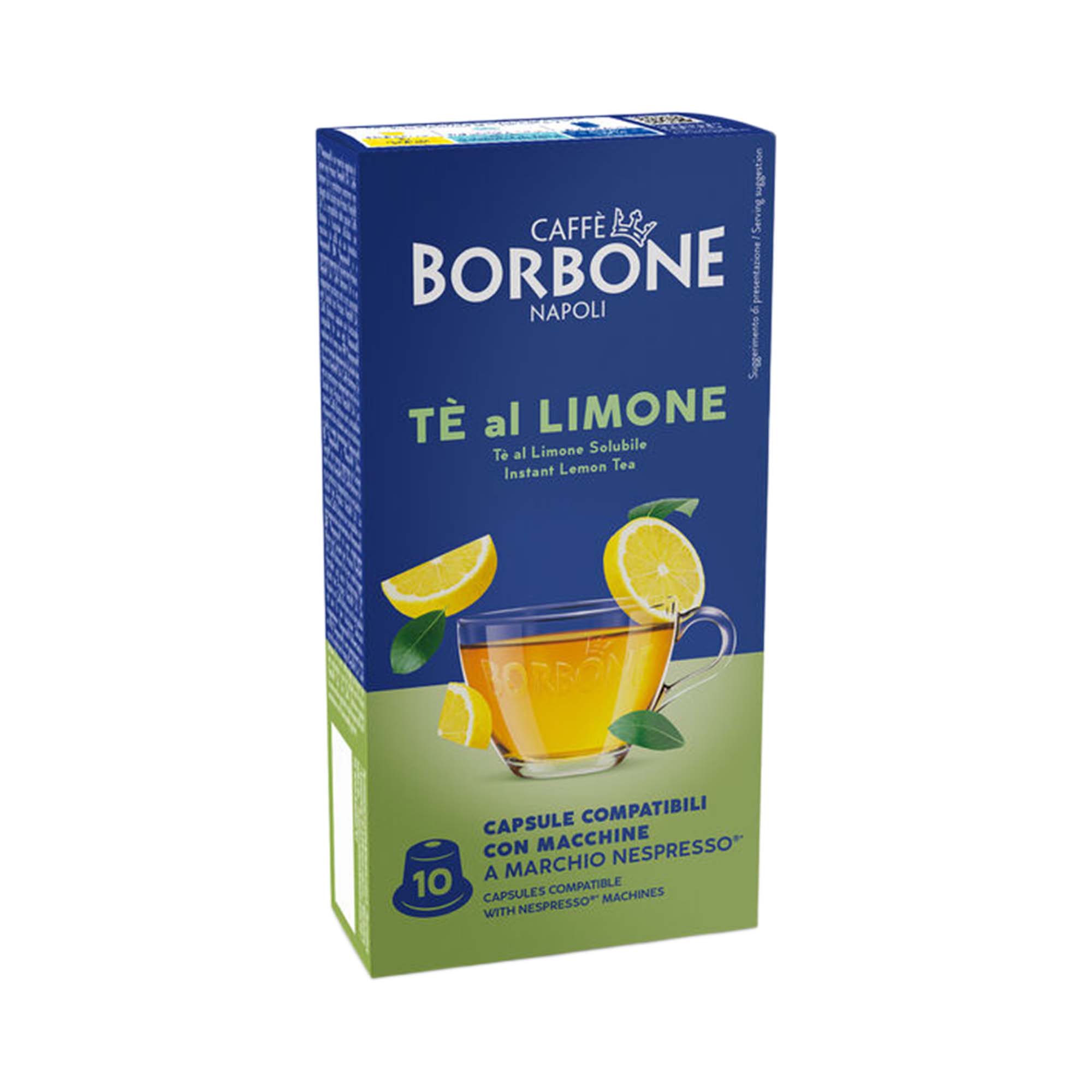 Borbone Nespresso - te limone Borbone Nespresso Solubile The Al Limone 10 Capsule Compatibili - immagine 1