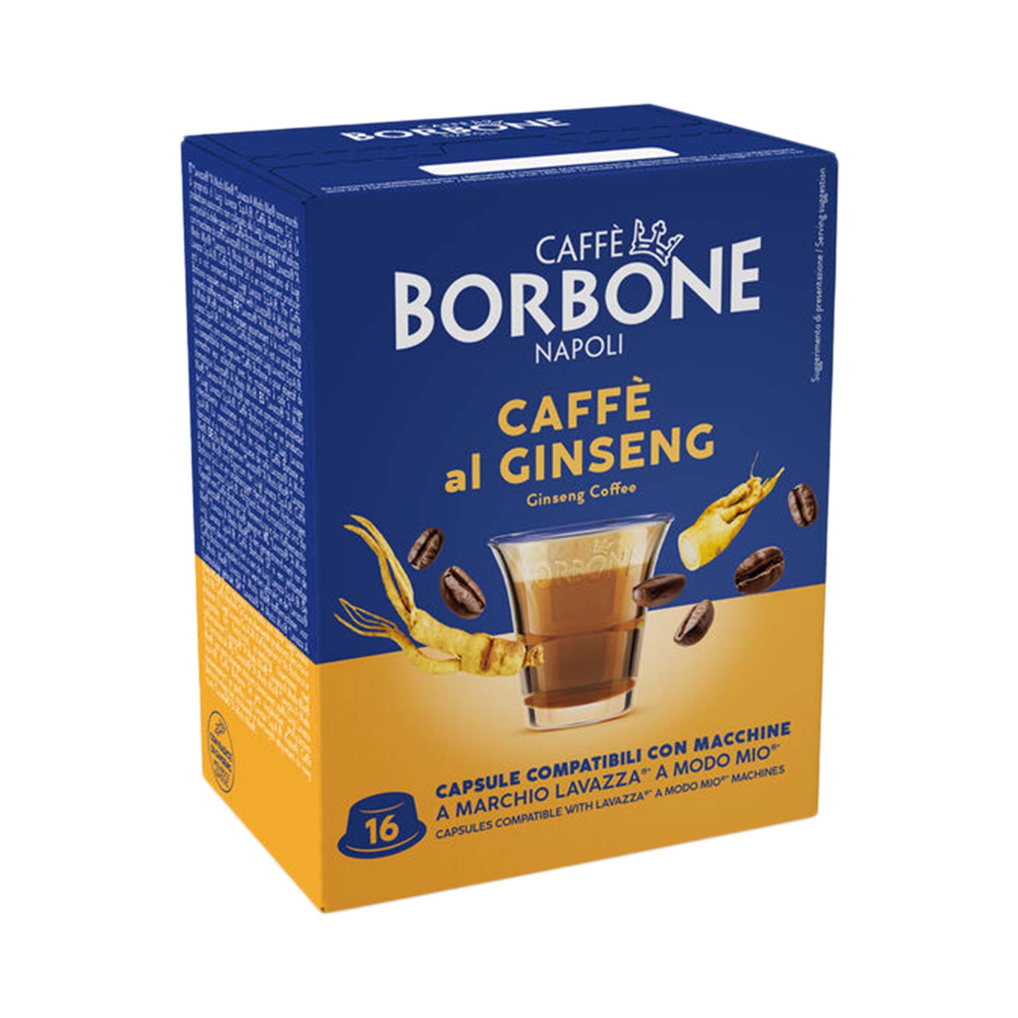 Borbone a Modo Mio - Caffe al ginseng Borbone A Modo Mio Solubile Caffè al Ginseng Dolce 16 Capsule Compatibili - immagine 1