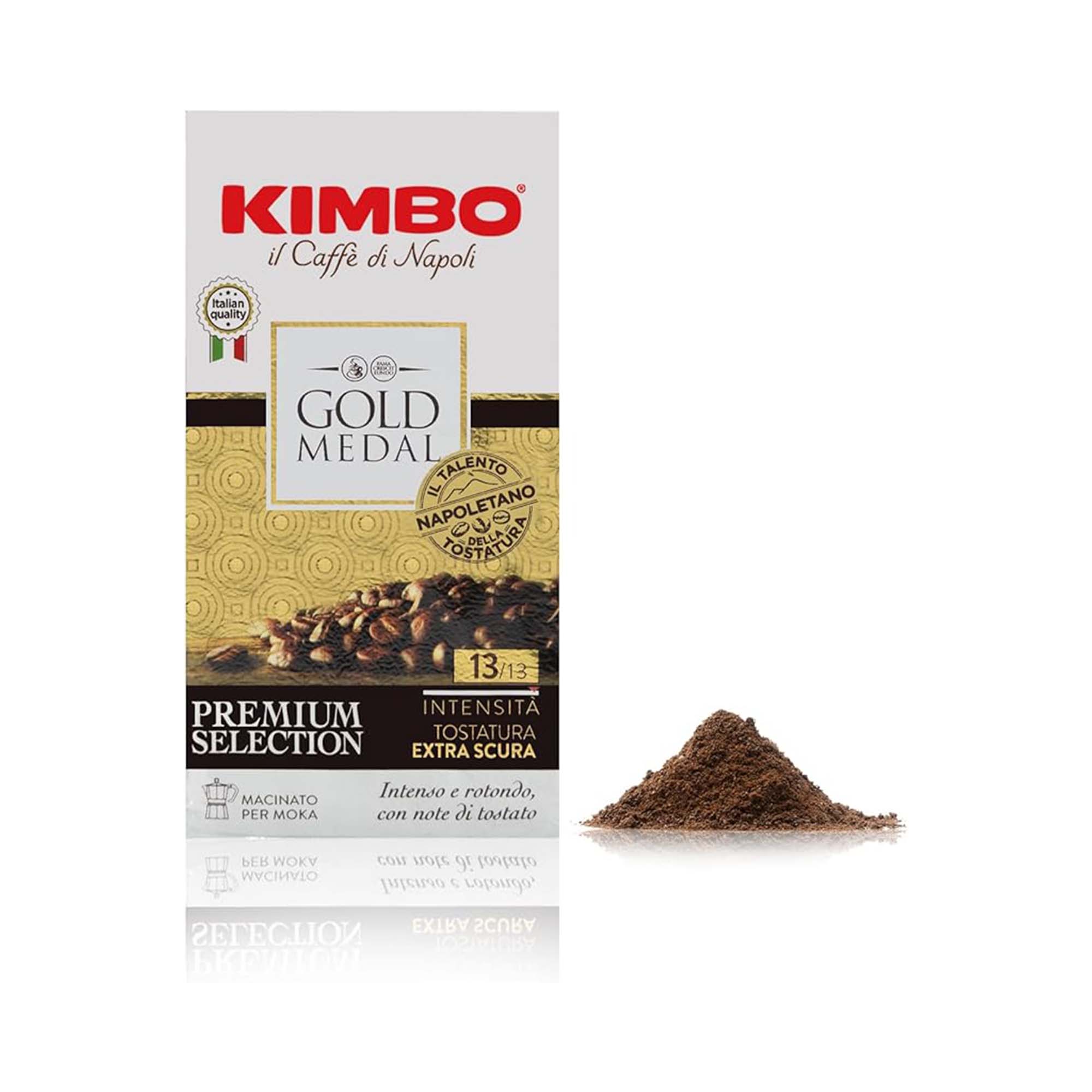 kimbo macinato gold medal2 Kimbo Caffè Macinato Miscela Gold Medal 250g - immagine 1