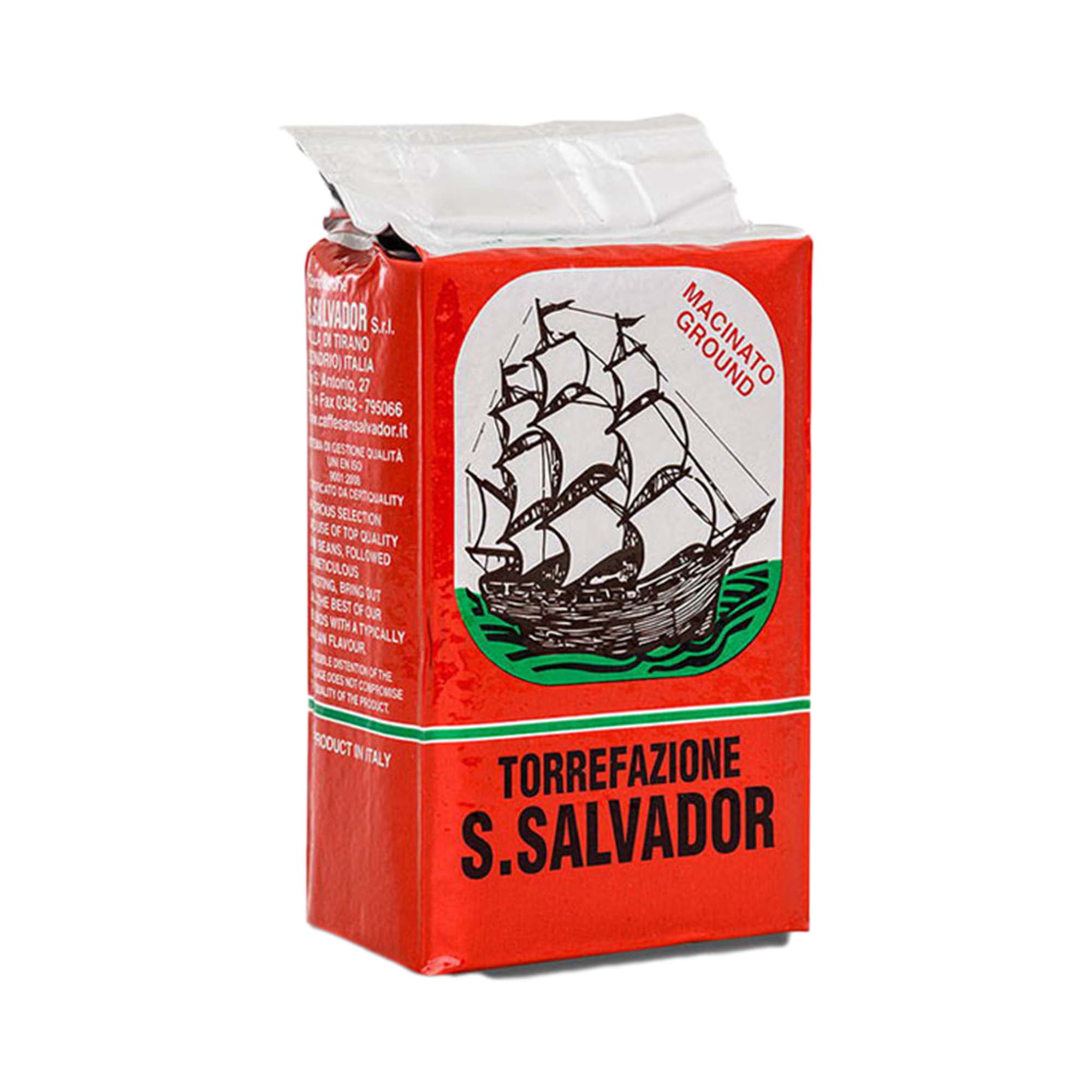 s.salvador macinato pinta 250g San Salvador Macinato Miscela di Caffè Pinta 250g - immagine 1